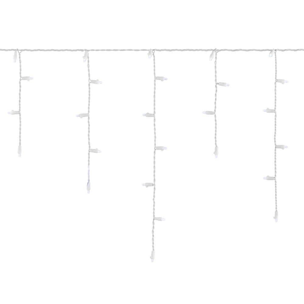 Home Accents Holiday 200 Cool White Dome LED Icicle Lights